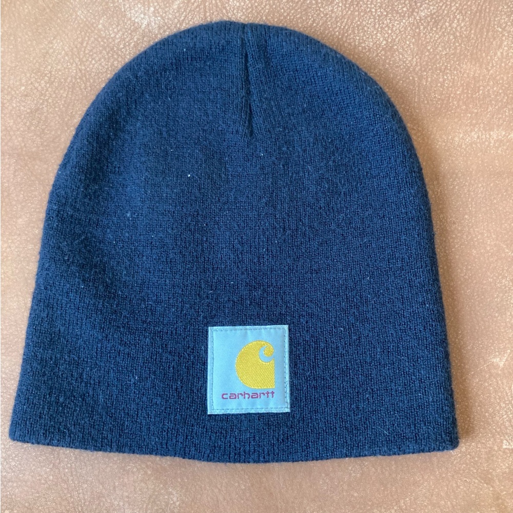 Carhartt | Unisex Navy Knit Beanie